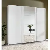 Wimex Schwebetürenschrank Bern Kleiderschrank 225cm weiß