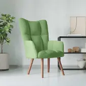 Prolenta Maison Exclusive - Relaxsessel Hellgrün Samt