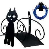 Markenlos Wandmontierter Schlauchhalter für Gartenschläuche, Metall, für 38m 5-8" Schlauch
