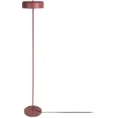 Leitmotiv - Stehleuchte Riqueza Palo - Bordeaux - Ø24cm für Wohnzimmer, Schlafzimmer