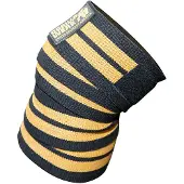 Gorilla wear Knee Wraps black/gold 2m / 79Inch