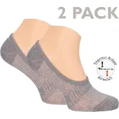 Tamaris Baumwolle Strick-Füßling 2 Paar grey-39.42
