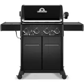 BROIL KING Gasgrill Crown 490 Shadow - 4 Brenner mit Seitenkocher