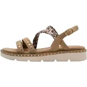 Tamaris Sandalen mit Keilabsatz aus Leder