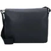 Leonhard heyden Leder Umhängetasche mit Laptopfach Berlin Messenger Bag Black schwarz