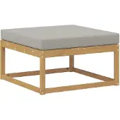 vidaXL Outdoor-Fußhocker Polyester Weiß