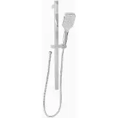 OEM Duschset aus Kunststoff, 3 Strahlarten, verstellbare Gleiter, drehbarer Handbrausehalter