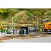 Auhagen 11469 H0 Kleinlok-Tankstelle