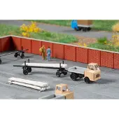 Auhagen 44658 N Multicar M22 Pritsche mit Langmaterialanhänger