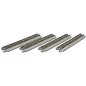ROKUHAN 7297001 Z Rokuhan spor (med ballast) Lige spor 110 mm 4 stk