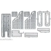 Busch Super-Dachrinnen-Set H0