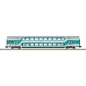 Minitrix N Tr Doppelstockwagen 2.Kl.Db Ag