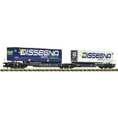 Fleischmann 825029 N Doppeltaschen-Gelenkwagen T2000 der Wascosa