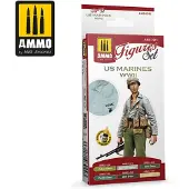 Ammo by Mig AMIG7044US Marines WWII Figures Set