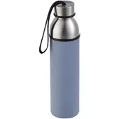 Bergner - Wasserflasche 570 ml Walking blauer Edelstahl