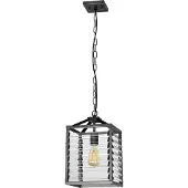 Elstead Lighting Industrial Nordica Louvre Aufhängung Stahl Rotguss Glas 1 Licht E27