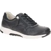 Gabor ROLLINGSOFT Damenschuhe - sportliche Schnür- Halbschuhe blau Freizeit NEU
