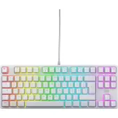 Cherry K4V2 RGB Tenkeyless White edition, Mechanical gaming keyboard, German, Kabelgebunden, USB, Mechanischer Switch, QWERTZ, RGB-LED, Weiß