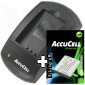 AccuCell Ladegerät und Akku passend für Sony NP-BK1 kein Origina