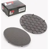 LST 2x Lautsprecherblende Gitter Abdeckung Cover Verkeidung Grau für SEAT für VW