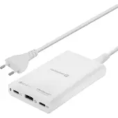 Swissten USB adapter Power supply/network adapter SWISSTEN 60W, 3 ports, USB-C, USB-A, Notebook/Macbook