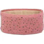 StyleBREAKER Stirnband "Feinstrick Stirnband mit Strass" 1 Stk.