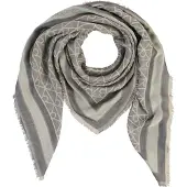 Calvin Klein Tuch Emblem Aop Jacquard Square Scarf LV04F8080G Grau