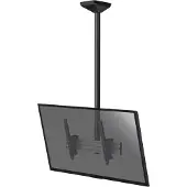 KIMEX - Neigbarer Deckenhalter für 1 TV-Bildschirm 43''-75'' - H√∂he 150cm