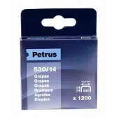 Esselte Petrus 530/14 Mm Heftklammern 1200 Einheiten Grau Grau One Size