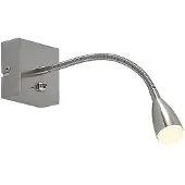 LINDBY Wandlampe Jolka , alu / grau / zink, für Schlafzimmer, Metall, Modern, LED Wandleuchte, Wandlampe Innen