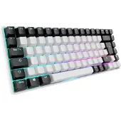 Sharkoon SKILLER SGK50 S3, Kabelgebunden, USB, Mechanischer Switch, QWERTY, RGB-LED, Weiß