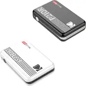 Kodak Mini 2 Retro, Farbstoffsublimation, 2.1" x 3.4" (5.3 x 8.6 cm), Randloser Druck, Bluetooth, Weiß