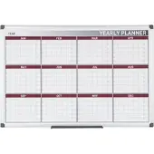 BI-Office Maya magnetischer 12-Monatsplaner, Planungstafel 90x60cm
