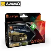 Ammo by Mig ATOM Gravity Set 1 - Green and Sand