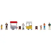 Noch H0 Figuren Themenwelt „Eis und Hot Dog Wagen"