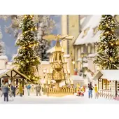 Noch H0 (1:87) 14395 - Weihnachtsmarkt-Pyramide Modellbahn