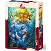 Art puzzle The Day and Night Princesses