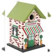 Westerholt Nisthaus Nistkasten Pizzeria Einflugloch 28mm aus Holz 2778