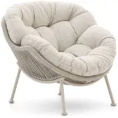 Suns Siano Lounge Chair Aluminium/Rope inkl. Kissen