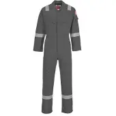 Portwest FR50 Flammhemmender, antistatischer Overall 350 g Grey Gr. XXXL