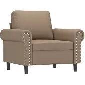 Syfax Sessel Cappuccino-Braun 60 cm Kunstleder