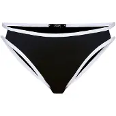 JOOP! Bikini-Hose JOOP "Blanca Beach", Damen, Gr. 34, N-Gr, schwarz-weiß (schwarz beauty), Obermaterial: 83% Polyamid, 17% Elasthan, Badehosen Bikini-Hose