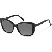 Rodenstock 3323 Damen-Sonnenbrille Vollrand Butterfly Kunststoff-Gestell, schwarz