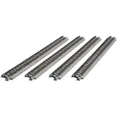 ROKUHAN 7297009 Z Rokuhan spor (med ballast) Lige spor 220 mm 4 stk