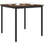 vidaXL Esstische 80 x 80 x 75 cm Holzwerkstoff Räuchereiche