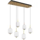 Globo Lighting Hängeleuchte Metall messingfarben, LED