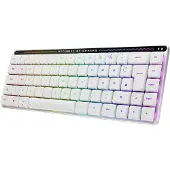 Asus ROG Falchion RX Low Profile, Verkabelt & Kabellos, USB + RF Wireless + Bluetooth, Optischer Schlüsselschalter, QWERTZ, RGB-LED, Weiß