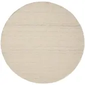 Benuta Pure Wollteppich Lars Cream ø 150 cm rund - Naturfaserteppich aus Wolle