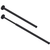 Giese Handtuchhalter 90112-14 ausziehbar, Länge 495 - 680 mm, schwarz matt