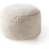 Benuta Pure - Pouf Nova Cream 55x55x30 cm